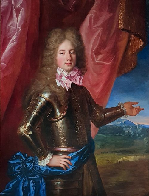 PORTRAIT OF A YOUNG NOBLEMAN IN ARMOUR C1690S STUDIO OF FRANCOIS DE TROY 16451730 - ADDITIONAL PHOTO 1