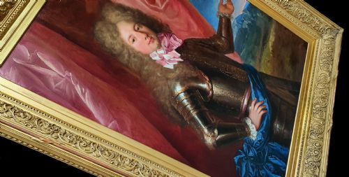 PORTRAIT OF A YOUNG NOBLEMAN IN ARMOUR C1690S STUDIO OF FRANCOIS DE TROY 16451730 - ADDITIONAL PHOTO 2
