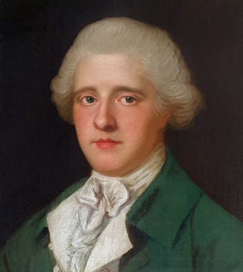 PORTRAIT OF A GENTLEMAN C1780 ATTRIBUTED TO MASON CHAMBERLAIN RA 17271787 - ADDITIONAL PHOTO 4