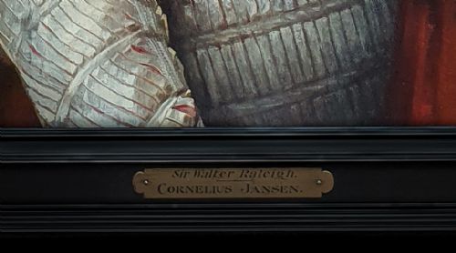 PORTRAIT OF A GENTLEMAN IN A WHITE SLASHED DOUBLET C1620 ATTRIBUTED TO CORNELIUS JOHNSON 15931661 - ADDITIONAL PHOTO 4