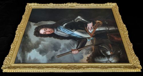 fig 3. Portrait of King William III c.1700; Studio of Sir Godfrey Kneller (1646-1723), Antique Oil on Canvas Painting