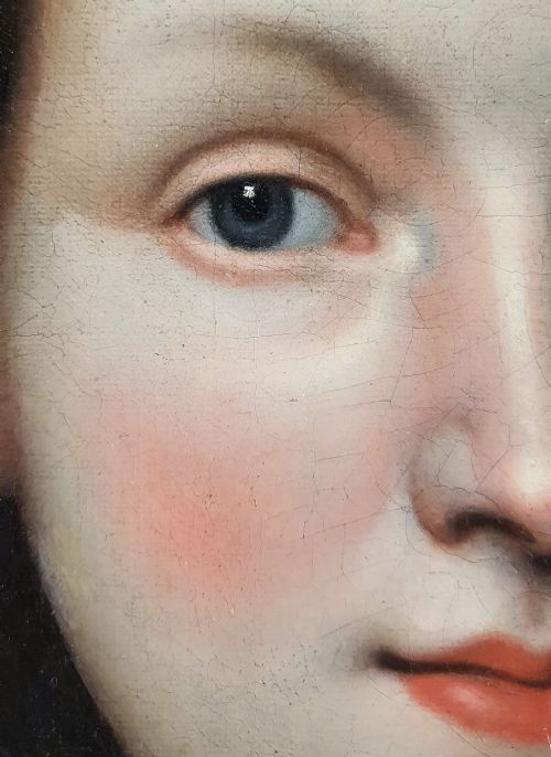 PORTRAIT OF RENE BOUTHILLIER DE CHAVIGNY C1720 CIRCLE OF FRANCOIS DE TROY 16451730 ANTIQUE OIL ON CANVAS PAINTING - ADDITIONAL PHOTO 4