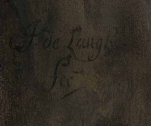 PORTRAIT OF CHARLOTTE STANLEY COUNTESS OF DERBY 15991664 C1648 SIGNED BY J DE LANGHE ACTIVE 16741693 ANTIQUE OIL ON CANVAS PAINTING - ADDITIONAL PHOTO 7