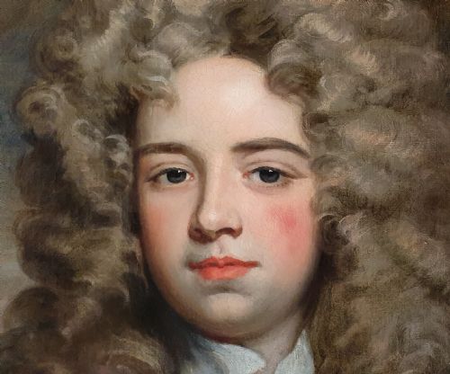 PORTRAIT OF THOMAS SMITH ESQUIRE C1705 SIR GODFREY KNELLER BT 16461723 ANTIQUE OIL ON CANVAS PAINTING - ADDITIONAL PHOTO 4