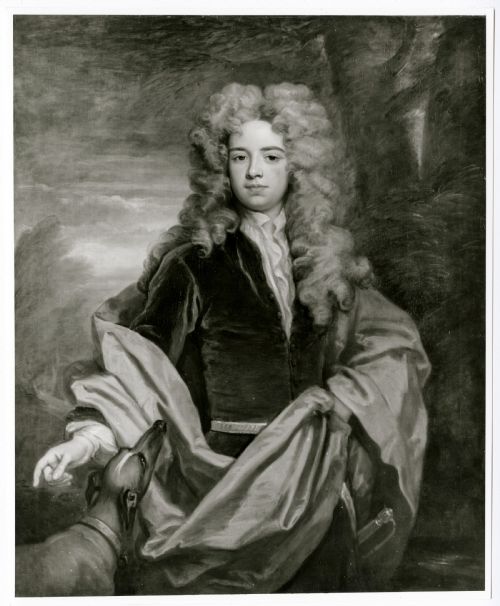 PORTRAIT OF THOMAS SMITH ESQUIRE C1705 SIR GODFREY KNELLER BT 16461723 ANTIQUE OIL ON CANVAS PAINTING - ADDITIONAL PHOTO 10
