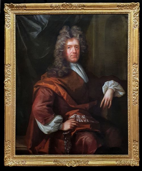 portrait of a gentleman c1695 by john closterman 16601711 - CATEGORY: ANTIQUE ART - DATED 17TH CENTURY