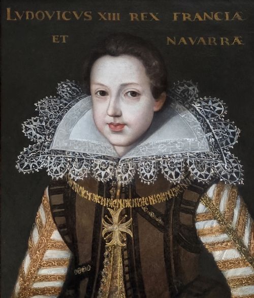 PORTRAIT OF KING LOUIS XIII OF FRANCE AND NAVARRE C1611 CIRCLE OF FRANS POURBUS THE YOUNGER 15691622 ANTIQUE OIL ON CANVAS PAINTING - ADDITIONAL PHOTO 2