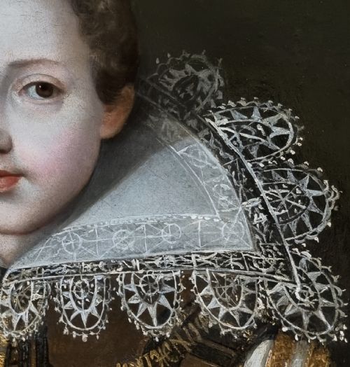 PORTRAIT OF KING LOUIS XIII OF FRANCE AND NAVARRE C1611 CIRCLE OF FRANS POURBUS THE YOUNGER 15691622 ANTIQUE OIL ON CANVAS PAINTING - ADDITIONAL PHOTO 5