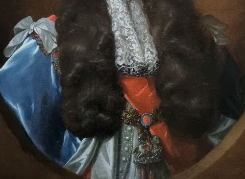 PORTRAIT OF KING WILLIAM III KING OF GREAT BRITAIN C1691 JOHN RILEY 16461691 ANTIQUE OIL ON CANVAS PAINTING - ADDITIONAL PHOTO 3