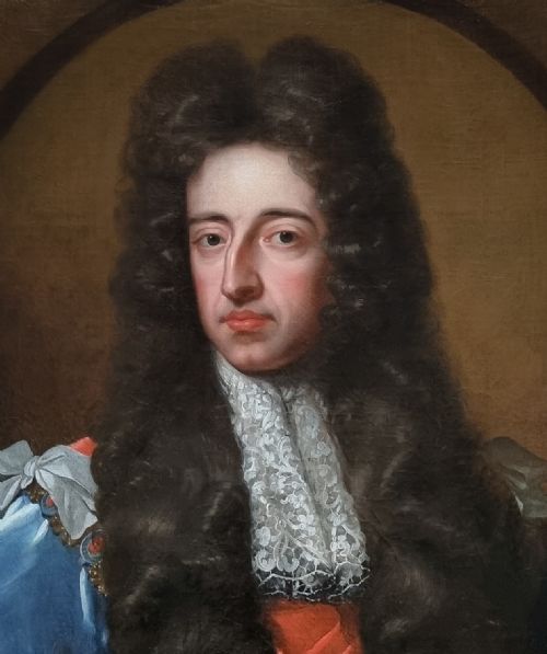 PORTRAIT OF KING WILLIAM III KING OF GREAT BRITAIN C1691 JOHN RILEY 16461691 ANTIQUE OIL ON CANVAS PAINTING - ADDITIONAL PHOTO 4