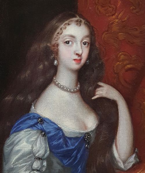PORTRAIT OF A LADY C1700 FOLLOWER OF JACOB HUYSMANS C16331696 OIL ON CANVAS PAINTING COOMBE ABBEY - ADDITIONAL PHOTO 10