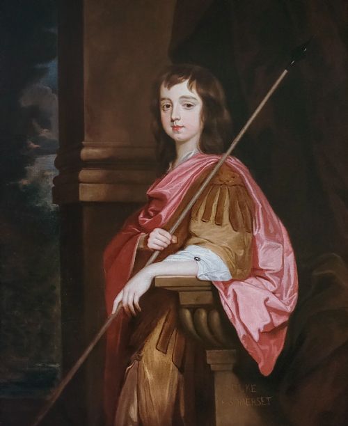 PORTRAIT OF A GENTLEMAN WILLIAM SEYMOUR 3RD DUKE OF SOMERSET 16521671 C165860 STUDIO OF SIR PETER LELY 16181680 ANTIQUE OIL ON CANVAS PAINTING - ADDITIONAL PHOTO 2