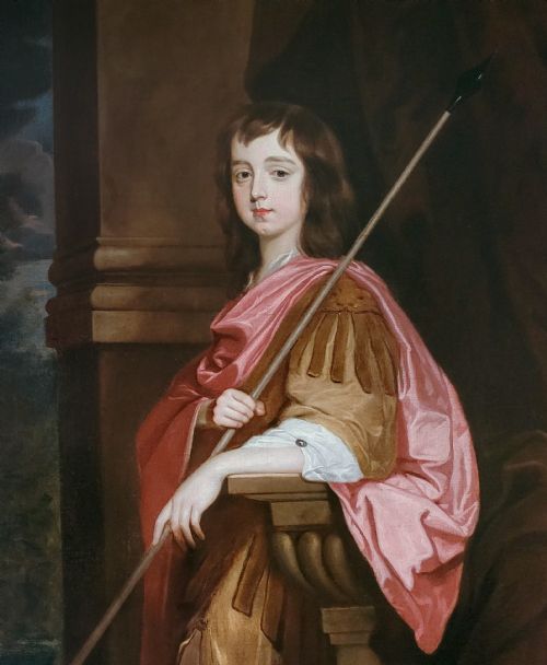 PORTRAIT OF A GENTLEMAN WILLIAM SEYMOUR 3RD DUKE OF SOMERSET 16521671 C165860 STUDIO OF SIR PETER LELY 16181680 ANTIQUE OIL ON CANVAS PAINTING - ADDITIONAL PHOTO 3