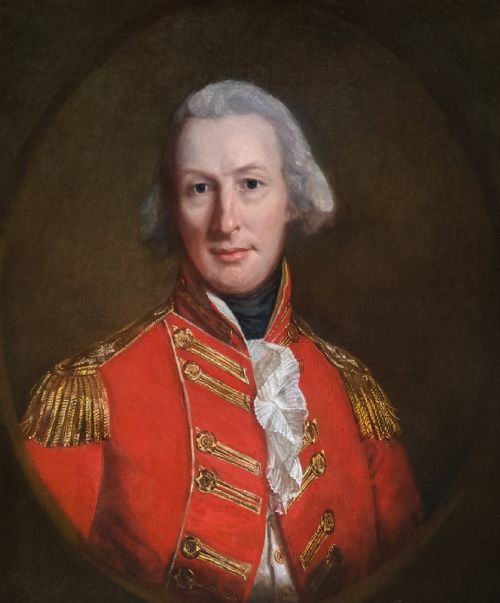 PORTRAIT OF A GENTLEMAN OFFICER IN UNIFORM SIGNED AND DATED 1796 BY THOMAS BEACH 17381806 OIL ON CANVAS PAINTING - ADDITIONAL PHOTO 2