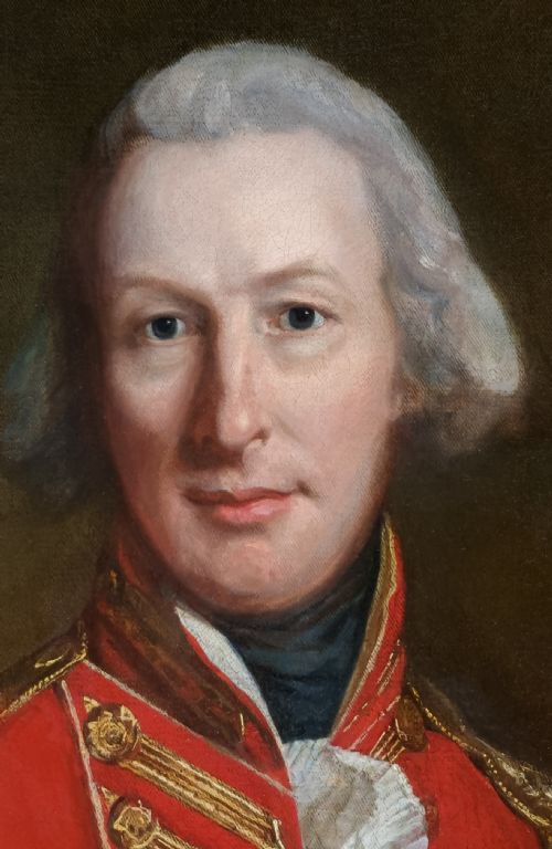 PORTRAIT OF A GENTLEMAN OFFICER IN UNIFORM SIGNED AND DATED 1796 BY THOMAS BEACH 17381806 OIL ON CANVAS PAINTING - ADDITIONAL PHOTO 5