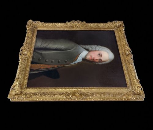 PORTRAITS OF JOHN RAMEY C17181794 AND ABIGAIL RAMEY 17261811 C1746 CIRCLE OF ALLAN RAMSAY 17131784 OIL ON CANVAS PAINTINGS - ADDITIONAL PHOTO 4