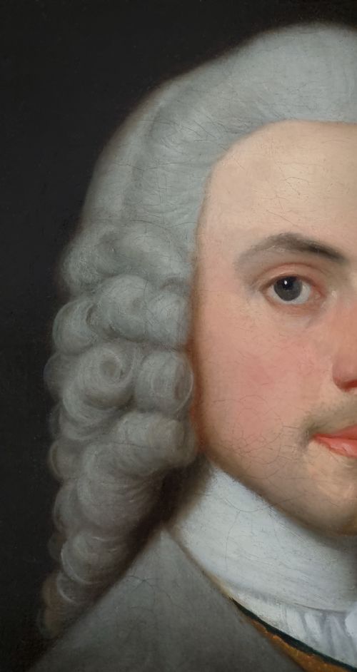 PORTRAITS OF JOHN RAMEY C17181794 AND ABIGAIL RAMEY 17261811 C1746 CIRCLE OF ALLAN RAMSAY 17131784 OIL ON CANVAS PAINTINGS - ADDITIONAL PHOTO 11