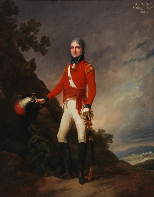 PORTRAIT OF SIR WALTER STIRLING 1ST BARONET SIGNED DATED 1800 BY WILLIAM PHILIP JAMES LODDER LODER ACTIVE 17831805 - ADDITIONAL PHOTO 2