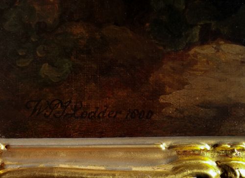 PORTRAIT OF SIR WALTER STIRLING 1ST BARONET SIGNED DATED 1800 BY WILLIAM PHILIP JAMES LODDER LODER ACTIVE 17831805 - ADDITIONAL PHOTO 3
