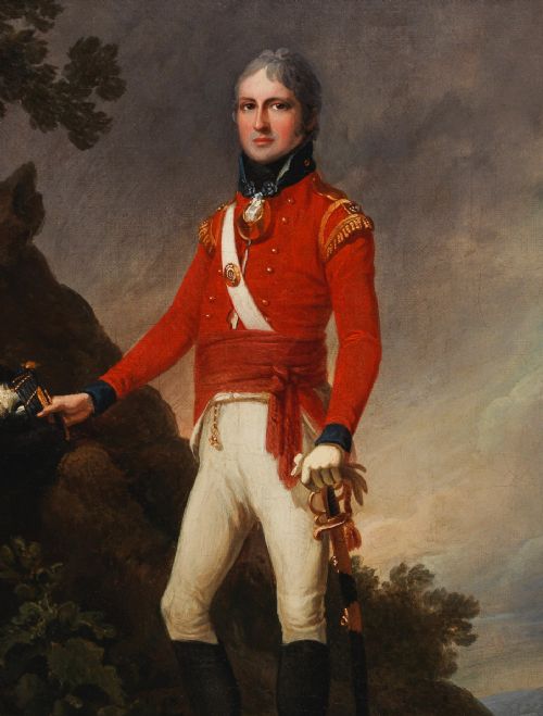 PORTRAIT OF SIR WALTER STIRLING 1ST BARONET SIGNED DATED 1800 BY WILLIAM PHILIP JAMES LODDER LODER ACTIVE 17831805 - ADDITIONAL PHOTO 5