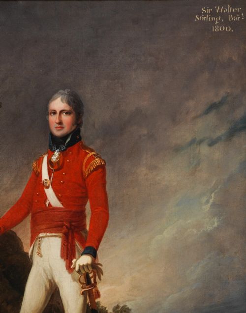 PORTRAIT OF SIR WALTER STIRLING 1ST BARONET SIGNED DATED 1800 BY WILLIAM PHILIP JAMES LODDER LODER ACTIVE 17831805 - ADDITIONAL PHOTO 7