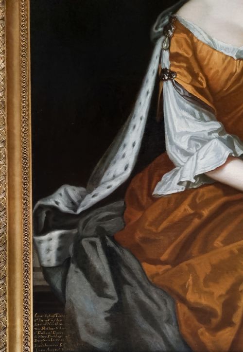 PORTRAIT OF A LADY MARY SACKVILLE COUNTESS OF DORSET 16691691 C1690 STUDIO OF SIR GODFREY KNELLER 16461723 OIL ON CANVAS PAINTING - ADDITIONAL PHOTO 8