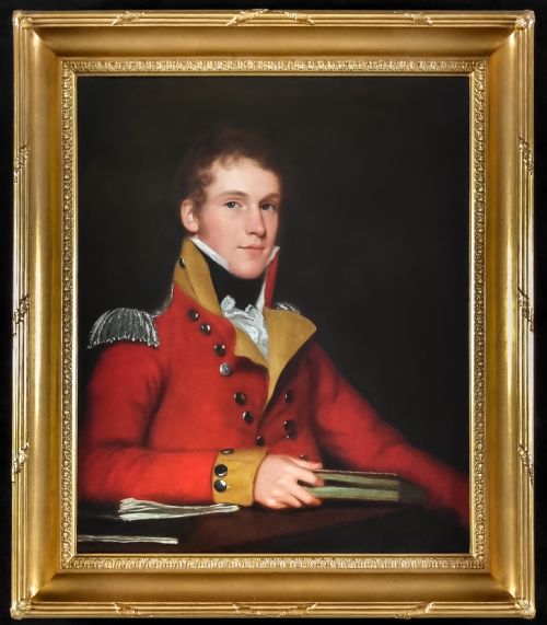 regency portrait of an officer in uniform c1815 circle of ramsay richard reinagle ra 17751862 oil on canvas - CATEGORY: ANTIQUE ART - DATED 19TH CENTURY