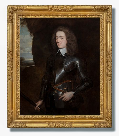 C1656 PAIR OF PORTRAITS GENTLEMAN LADY WILLIAM RACHEL HELYAR CIRCLE OF ROBERT WALKER OIL ON CANVAS PAINTINGS CIVIL WAR PERIOD - ADDITIONAL PHOTO 2