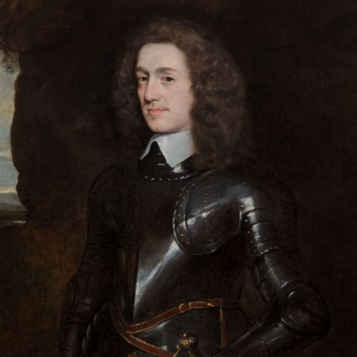 C1656 PAIR OF PORTRAITS GENTLEMAN LADY WILLIAM RACHEL HELYAR CIRCLE OF ROBERT WALKER OIL ON CANVAS PAINTINGS CIVIL WAR PERIOD - ADDITIONAL PHOTO 6