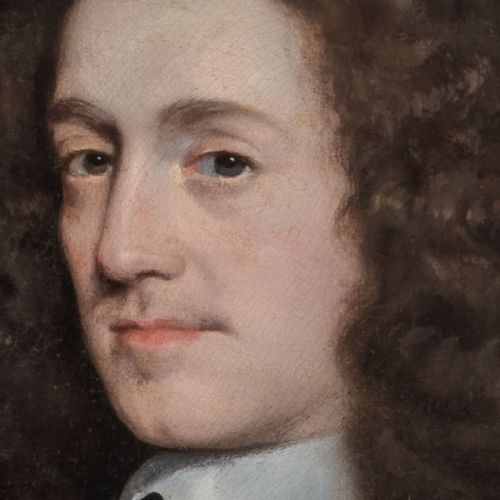 C1656 PAIR OF PORTRAITS GENTLEMAN LADY WILLIAM RACHEL HELYAR CIRCLE OF ROBERT WALKER OIL ON CANVAS PAINTINGS CIVIL WAR PERIOD - ADDITIONAL PHOTO 9