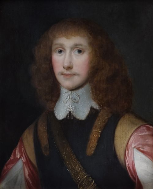 C1638 PORTRAIT OF A GENTLEMAN IN A CURRAS AND WHITE COLLAR THOMAS BRUCE EARL OF ELGIN ATTRIBUTED TO THEODORE RUSSEL 16141689 OIL ON PANEL PAINTING - ADDITIONAL PHOTO 5