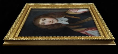 C1638 PORTRAIT OF A GENTLEMAN IN A CURRAS AND WHITE COLLAR THOMAS BRUCE EARL OF ELGIN ATTRIBUTED TO THEODORE RUSSEL 16141689 OIL ON PANEL PAINTING - ADDITIONAL PHOTO 9
