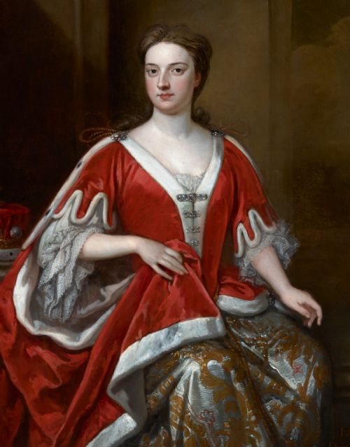 PORTRAIT OF A LADY ABIGAIL COUNTESS OF KINNOULL SIGNED DATED BY GODFREY KNELLER 16461723 OIL ON CANVAS PAINTING - ADDITIONAL PHOTO 6