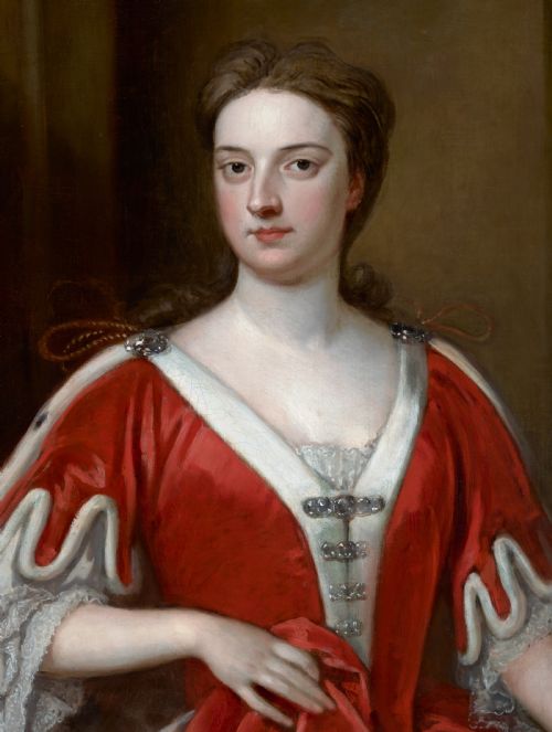 PORTRAIT OF A LADY ABIGAIL COUNTESS OF KINNOULL SIGNED DATED BY GODFREY KNELLER 16461723 OIL ON CANVAS PAINTING - ADDITIONAL PHOTO 8