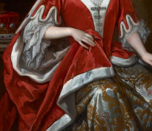 PORTRAIT OF A LADY ABIGAIL COUNTESS OF KINNOULL SIGNED DATED BY GODFREY KNELLER 16461723 OIL ON CANVAS PAINTING - ADDITIONAL PHOTO 12