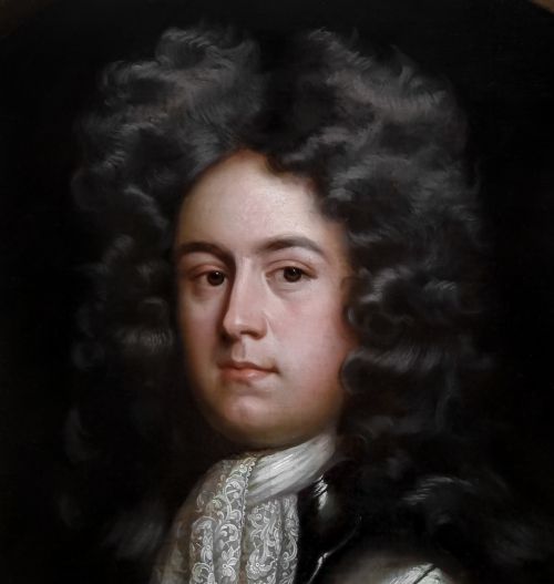 PORTRAIT OF A GENTLEMAN IN ARMOUR JAMES CECIL 4TH EARL OF SALISBURY CIRCLE OF WILLEM WISSING 16561687 OIL ON CANVAS PAINTING - ADDITIONAL PHOTO 8