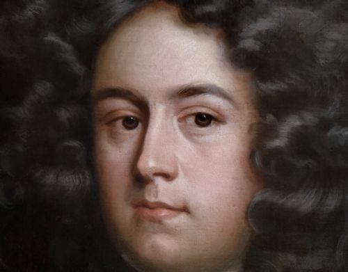 PORTRAIT OF A GENTLEMAN IN ARMOUR JAMES CECIL 4TH EARL OF SALISBURY CIRCLE OF WILLEM WISSING 16561687 OIL ON CANVAS PAINTING - ADDITIONAL PHOTO 10
