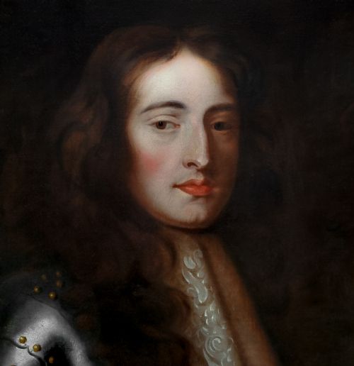 PORTRAIT OF WILLIAM OF ORANGE 16501702 LATER WILLIAM III BEFORE A BATTLEFIELD C1680 CIRCLE OF PETER LELY 16181680 OIL ON CANVAS PAINTING - ADDITIONAL PHOTO 7