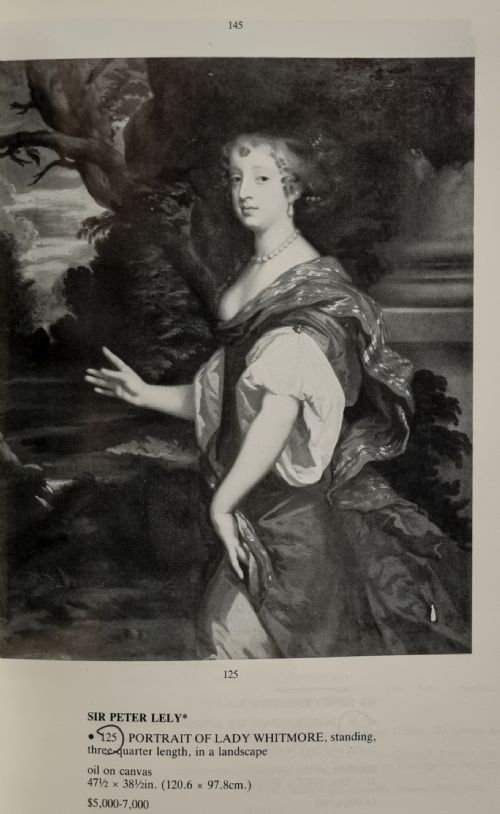 PORTRAIT OF ELIZABETH WRIOTHESLEY COUNTESS OF NORTHUMBERLAND 16461690 LATER DUCHESS OF MONTAGU C16651669 STUDIO OF PETER LELY 16181680 OIL ON CANVAS PAINTING - ADDITIONAL PHOTO 8