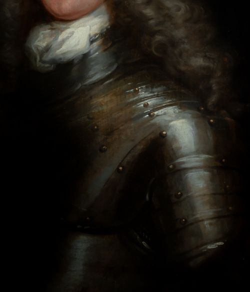 fig 6. Portrait of Gentleman, David Erskine, 13th Laird of Dun in Armour c.1700; Studio of John Baptiste de Medina, oil on canvas painting
