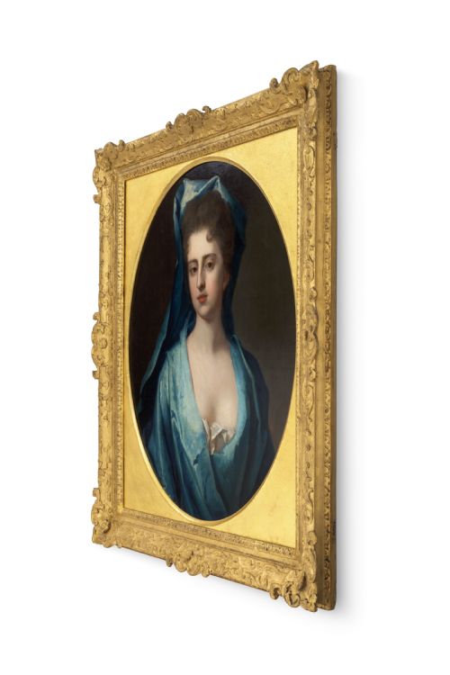PORTRAIT OF SIR JOHN WENTWORTH 1ST BARONET AND MARY LADY WENTWORTH ATTRIBUTED TO MICHAEL DAHL C16591743 AND ATTRIBUTED TO THOMAS MURRAY 16631735 OIL ON CANVAS PAINTING - ADDITIONAL PHOTO 2