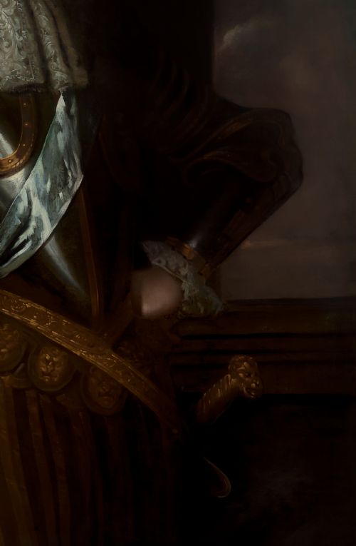 PORTRAIT OF PRINCE GEORGE OF DENMARK DUKE OF CUMBERLAND 16531708 C16901695 STUDIO OF SIR GODFREY KNELLER 16461723 OIL ON CANVAS PAINTING - ADDITIONAL PHOTO 5