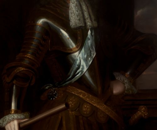 PORTRAIT OF PRINCE GEORGE OF DENMARK DUKE OF CUMBERLAND 16531708 C16901695 STUDIO OF SIR GODFREY KNELLER 16461723 OIL ON CANVAS PAINTING - ADDITIONAL PHOTO 6