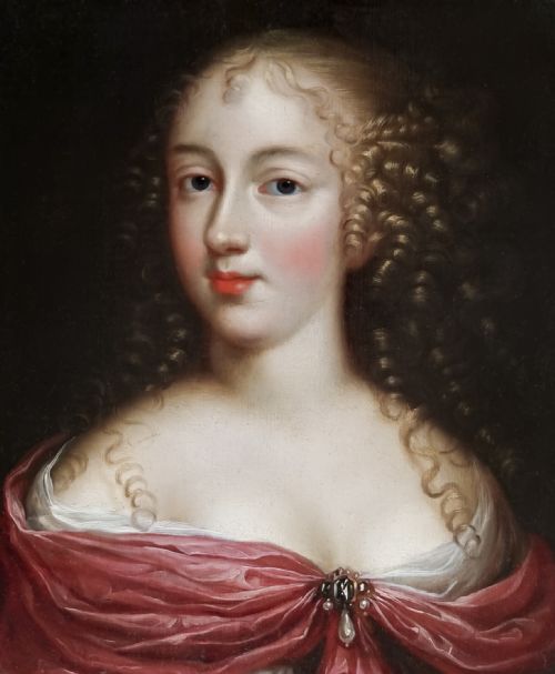 Portrait of Philadelphia Parker, Later Mrs Stephen Piper C.1690; Follower of Pierre Mignard (1612-1695), Oil on Panel Painting