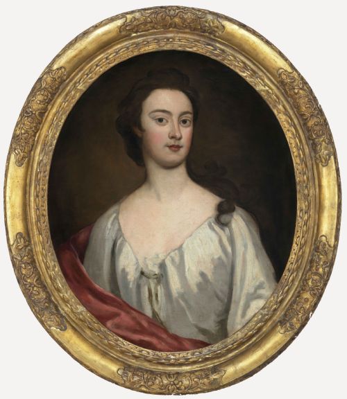 Portrait of a Young Lady in a White Dress C. 1730–1740; Attributed to Jeremiah Davison (C. 1695–1745), Oil on Canvas Painting
