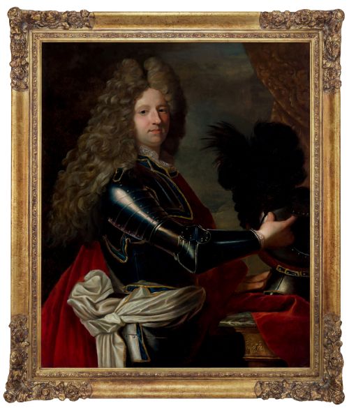 Portrait of Marc De Beauvau-craon, Prince of Craon, 18th Century; After Hyacinthe Rigaud (1659–1743), Oil on Canvas Painting