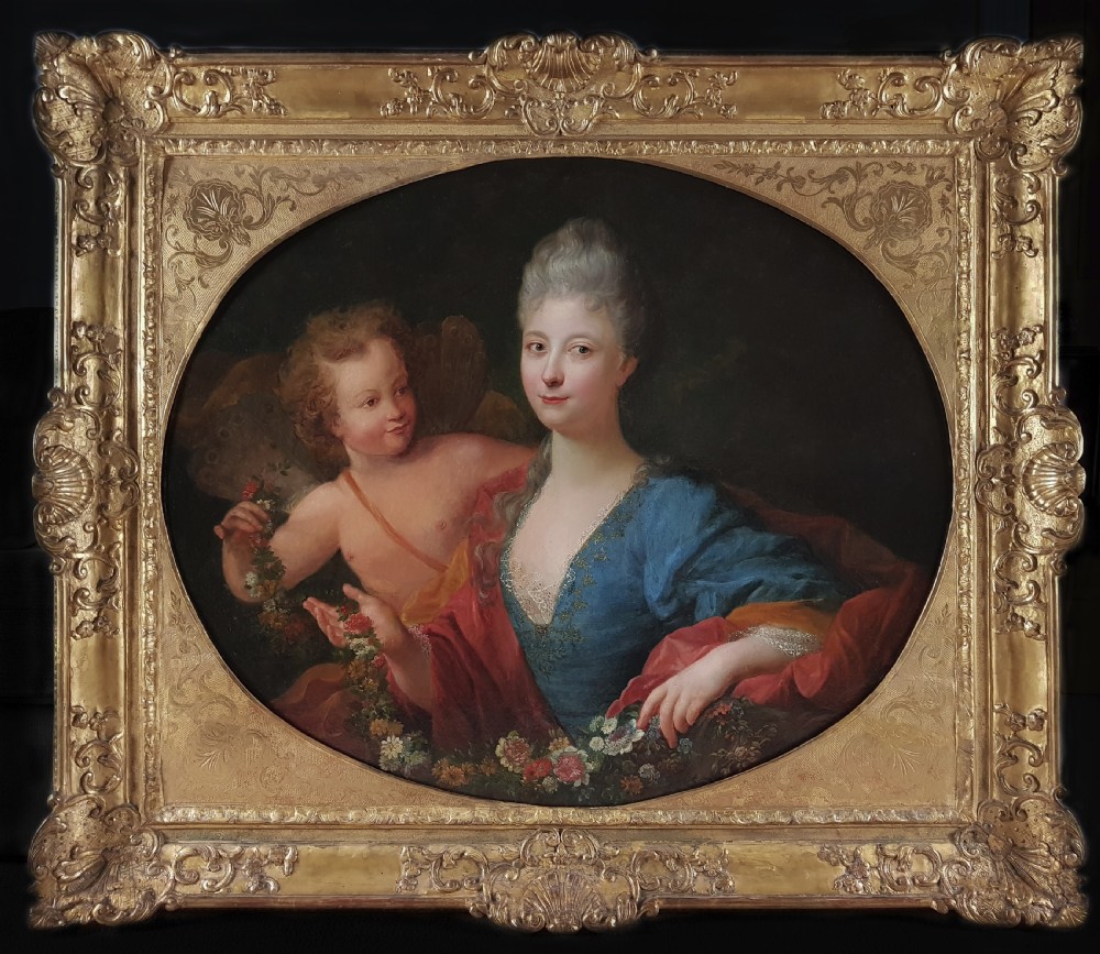 Portrait of a Lady c.1735, Attributed to Henri Millot (c.1690-1756)