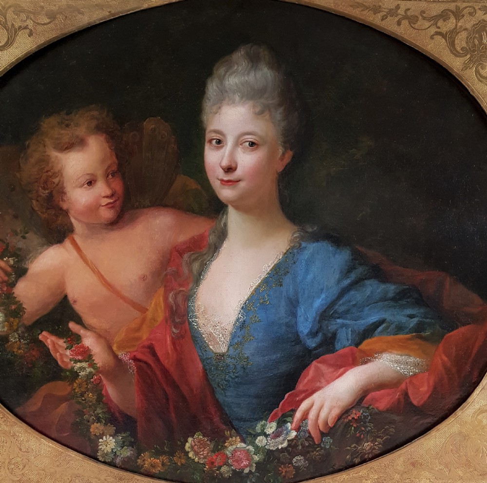 Portrait of a Lady c.1735, Attributed to Henri Millot (c.1690-1756) View III