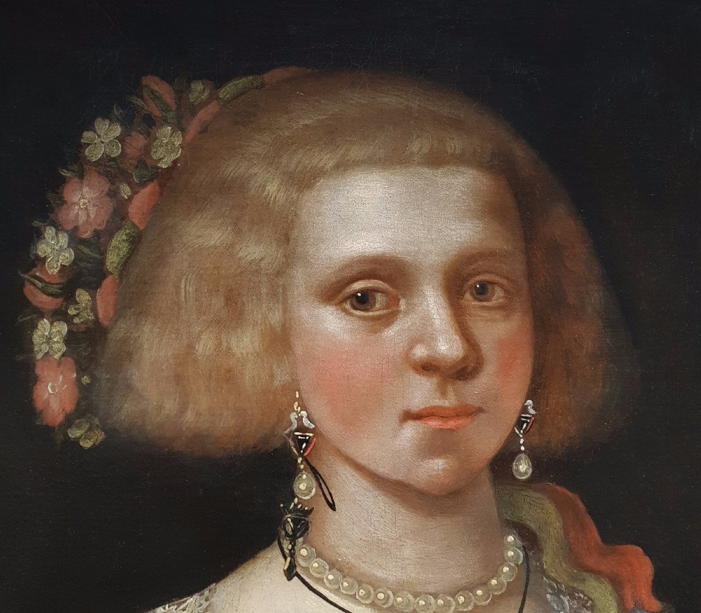 Double Portrait of Two Children c.1629; Circle of Paulus Moreelse (1571-1638) From the collection Her Royal Highness The Princess Royal, Duchess of Fife (1867-1931) View III