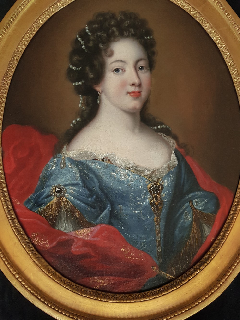 Portrait of Louise Françoise de Bourbon, Duchess of Bourbon c.1690; Studio of Pierre Mignard (1612-1695) View II